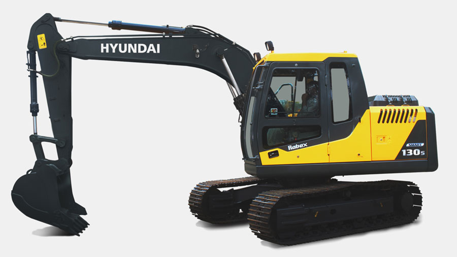Máy xúc đào bánh xích Hyundai R130S gầu 0,45m³