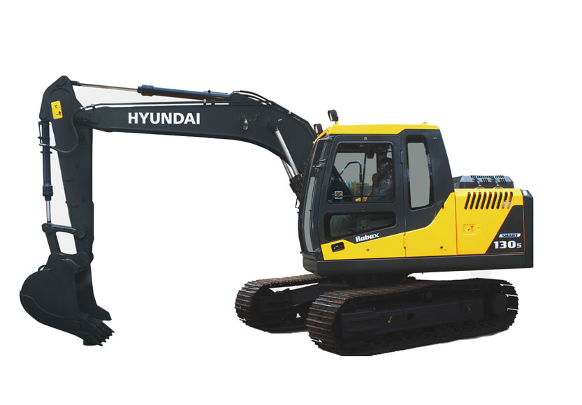 Máy xúc đào bánh xích Hyundai R130S gầu 0,45m³