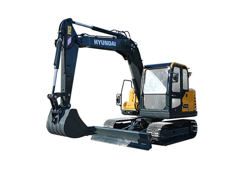 Máy xúc bánh xích Hyundai HX75S gầu 0.32m³