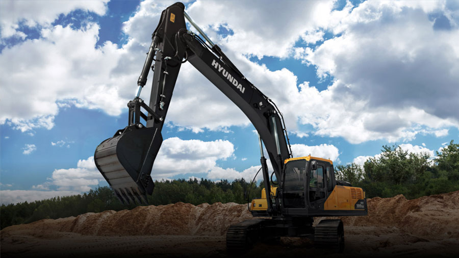 Máy Xúc Đào Bánh Xích Hyundai HX300SG Gầu 1.27m³