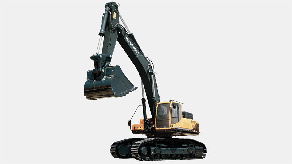 Máy Xúc Đào Bánh Xích Hyundai R520LC-9S Gầu 2.15m³