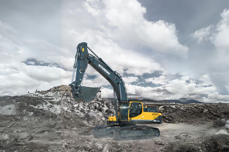 Máy Xúc Đào Bánh Xích Hyundai HX500L T3 