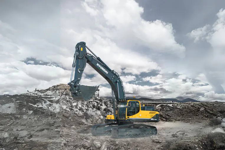 Máy Xúc Đào Bánh Xích Hyundai HX500L T3 