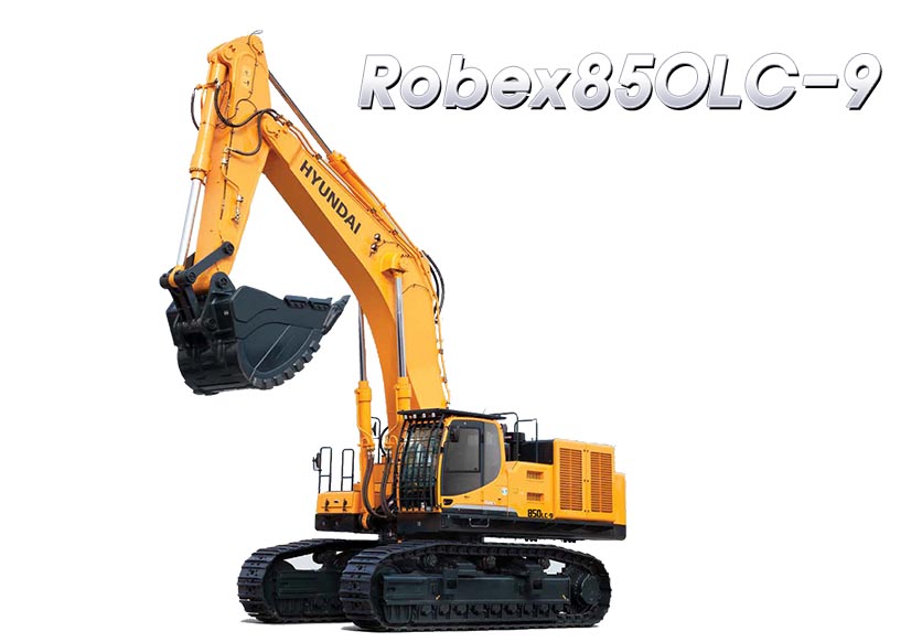 Máy xúc đào bánh xích Hyundai R850LC-9 gầu 4.04m³