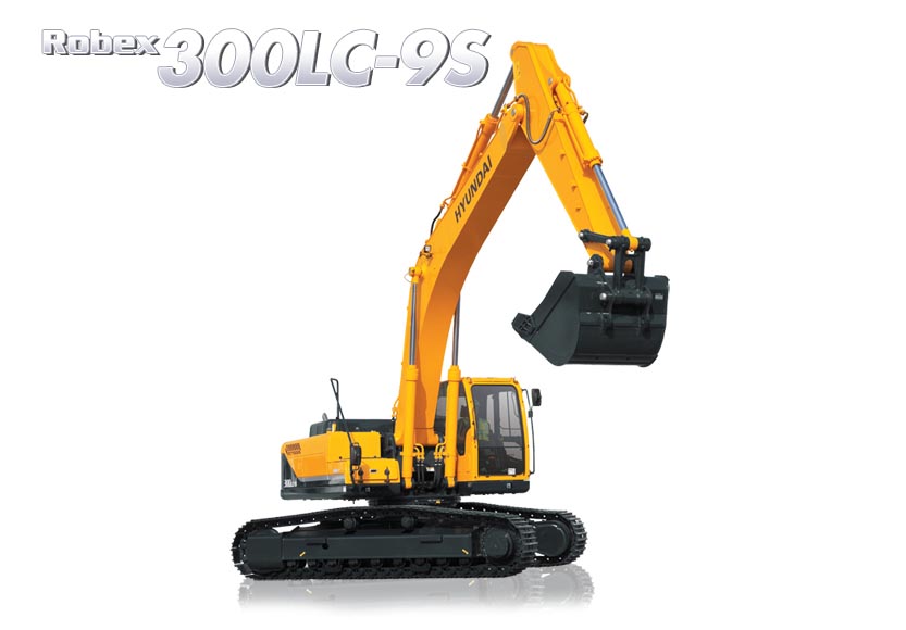 Máy xúc đào bánh xích Hyundai R300LC-9S gầu 1.27m³