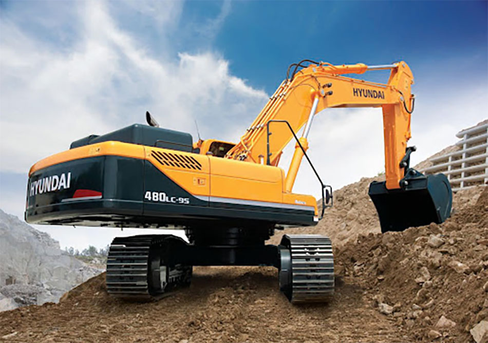 Máy xúc đào bánh xích Hyundai R480LC-9S gầu 2.15 m³