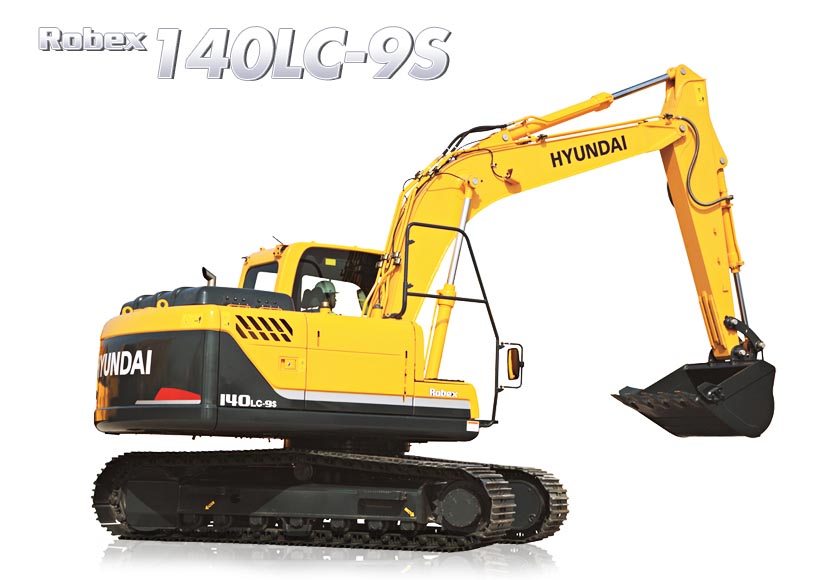 Máy xúc đào bánh xích Hyundai R140LC-9S gầu 0.58m³