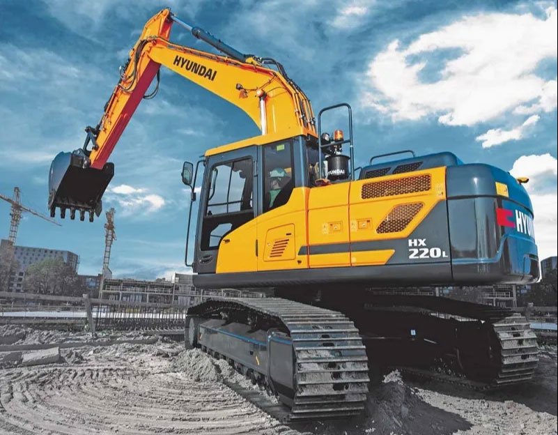 Máy xúc đào bánh xích Hyundai HX210S