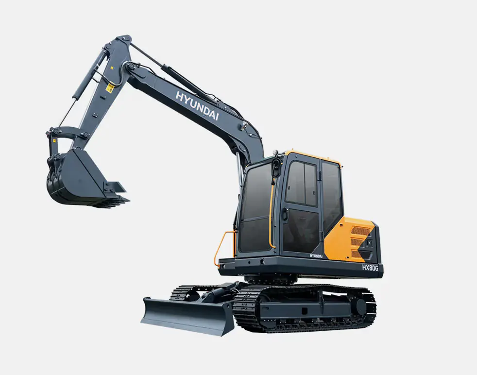 Máy xúc đào bánh xích HX80G gầu 0,3 m3