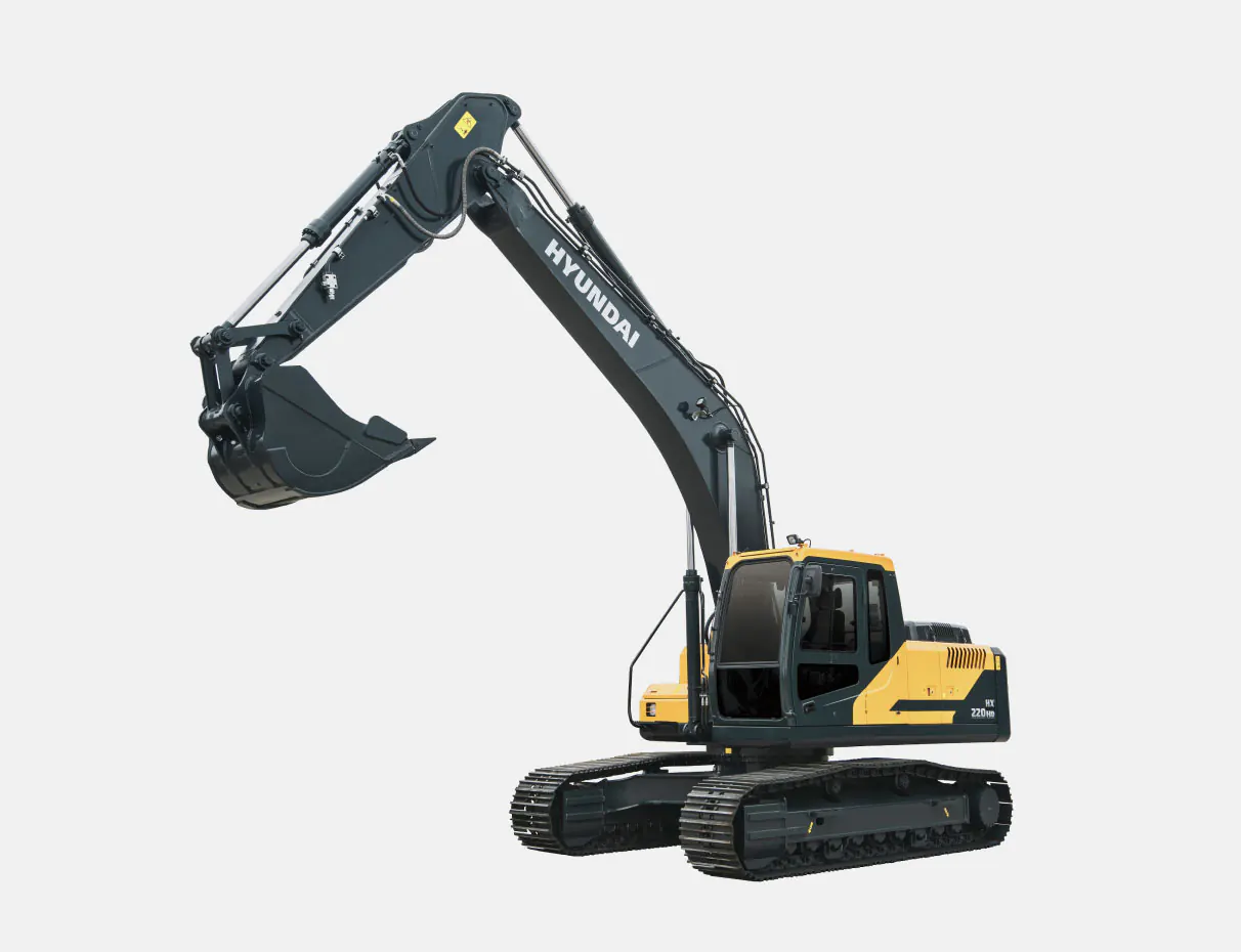 Máy xúc đào bánh xích HX220HD gầu 1.2m³