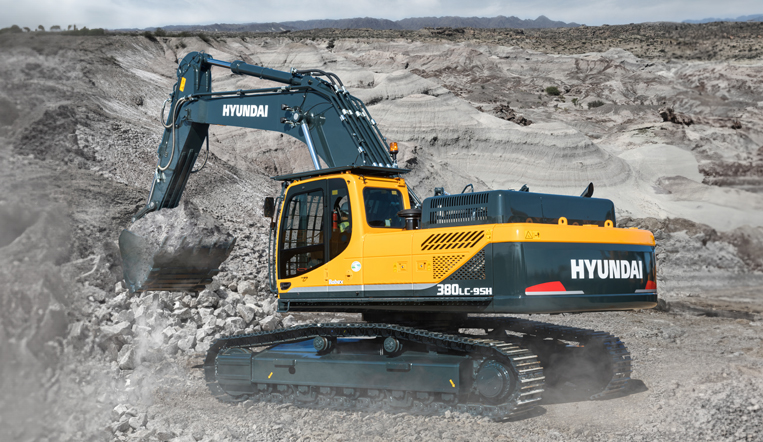 Máy Xúc Đào Bánh Xích Hyundai R380LC-9S