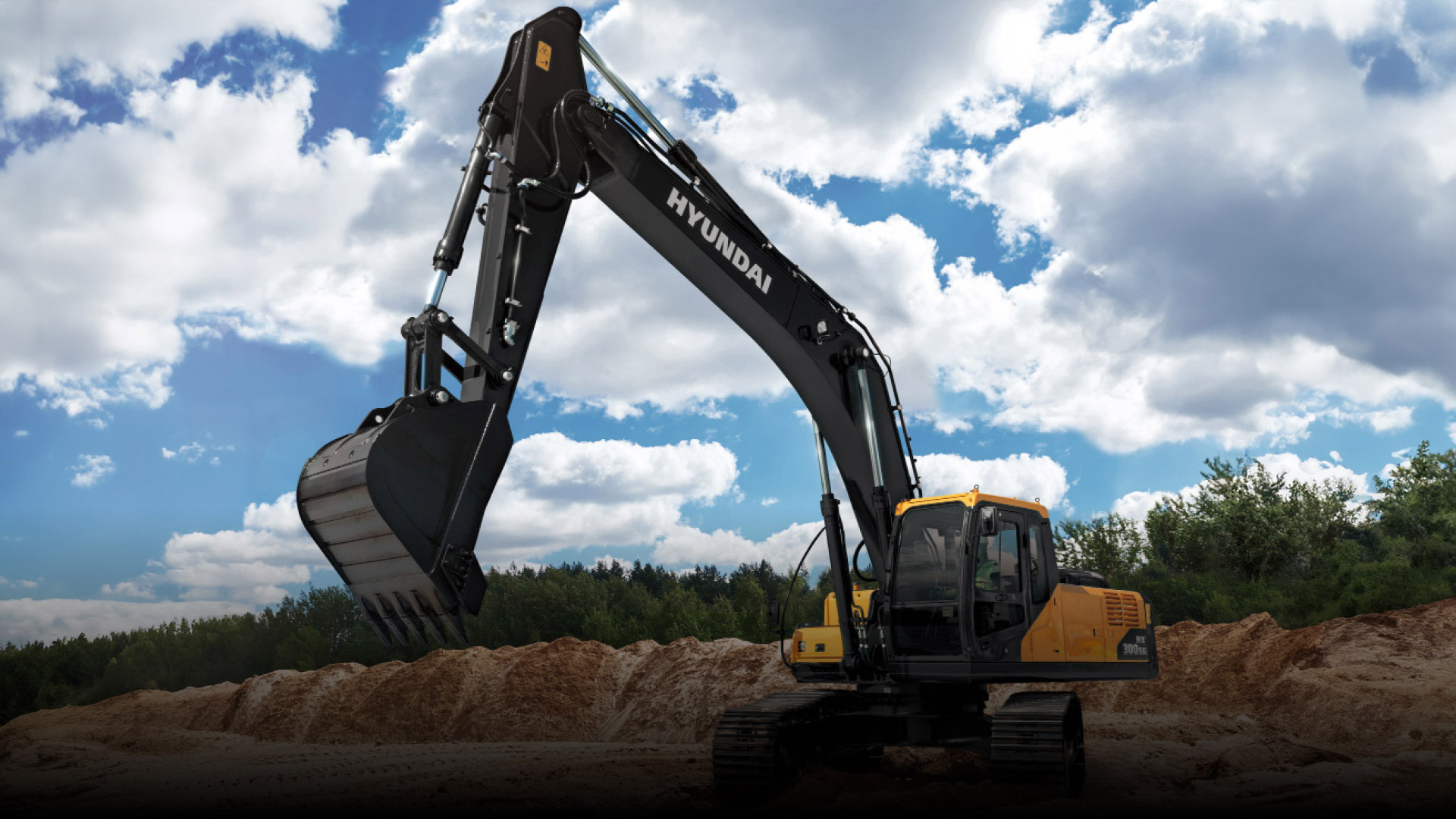 Máy xúc đào bánh xích Hyundai HX300SG