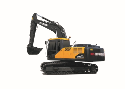 Máy xúc đào bánh xích Hyundai HX300SG gầu 1,46 m³