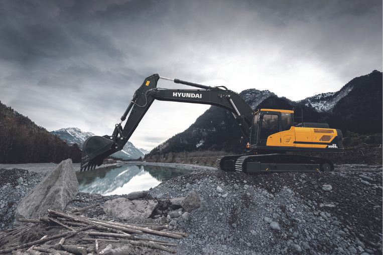 Máy Xúc Đào Bánh Xích Hyundai HX300SL Gầu 1,46 m³