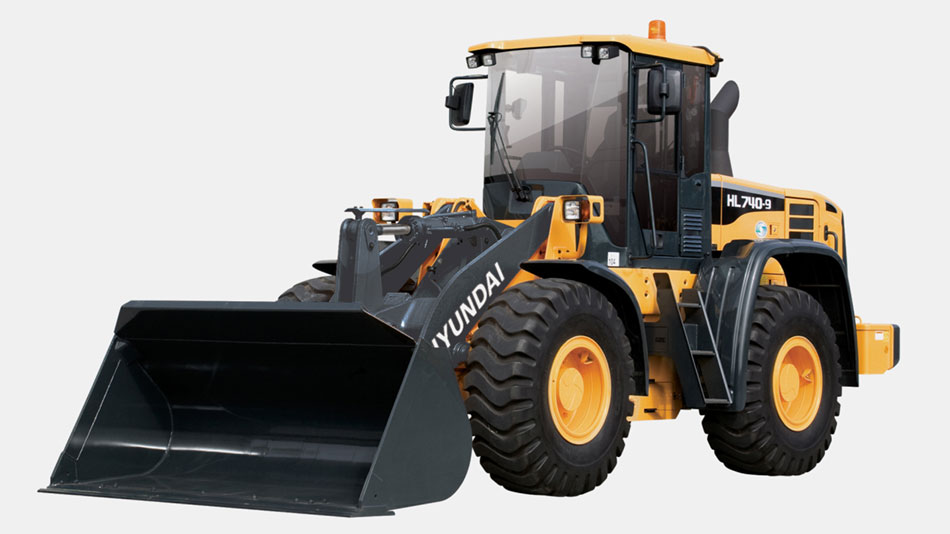 Máy Xúc Lật Hyundai HL740-9 Gầu 2.3m³