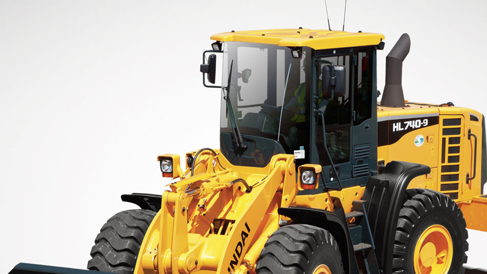 Máy Xúc Lật Hyundai HL740-9 Gầu 2.3m³