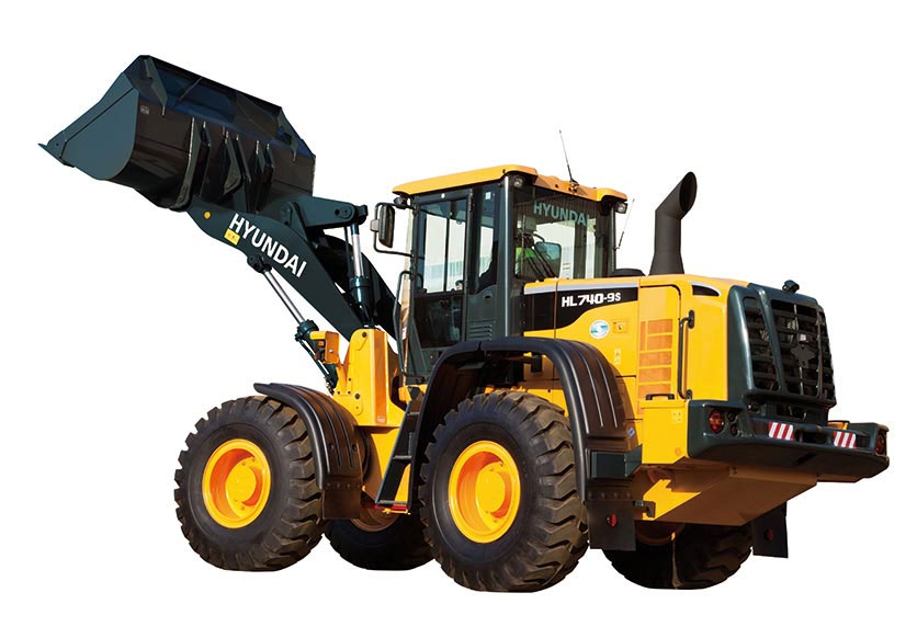 Máy xúc lật Hyundai HL740-9 gầu 2.3m³