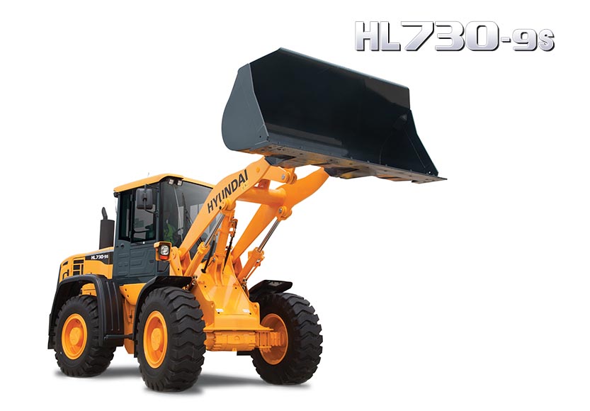 Máy xúc lật Hyundai HL730-9 gầu 1.9m³