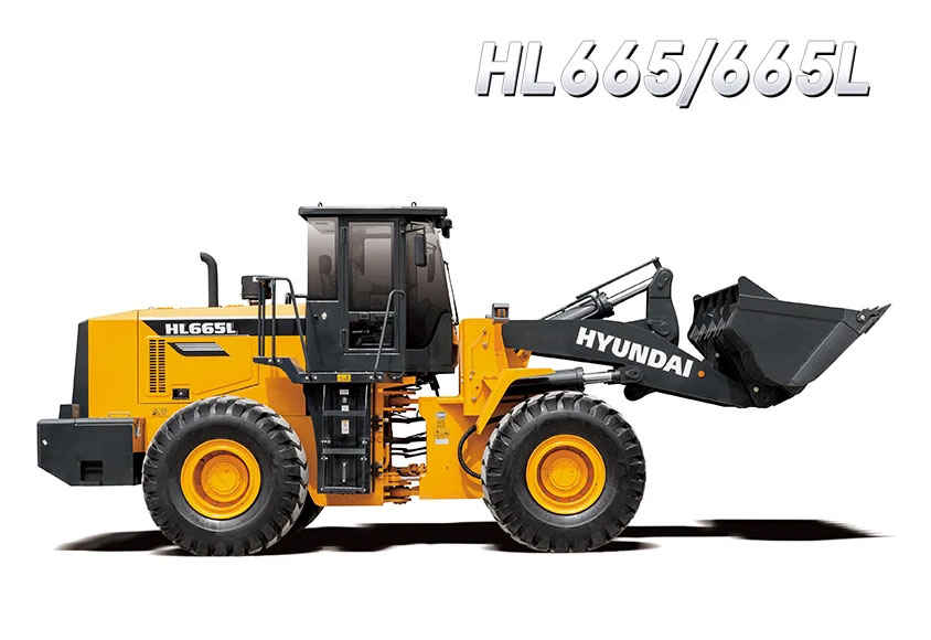 Máy xúc lật Hyundai HL665L gầu 3m³
