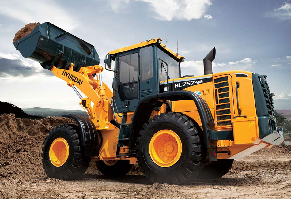 Máy xúc lật bánh lốp Hyundai HL757-9S gầu 2.7m³