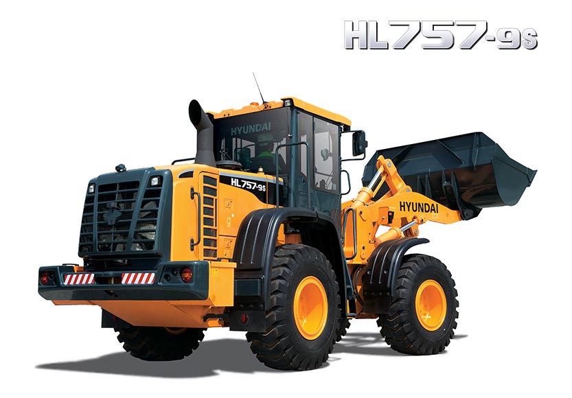 Máy xúc lật bánh lốp Hyundai HL757-9 gầu 2.8m³