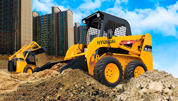 máy xúc trượt Hyundai HSL850-7A