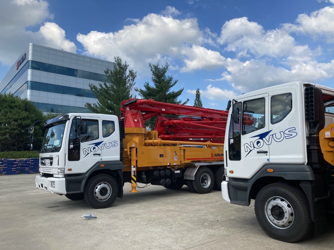 xe bơm bê tông JXR 38 Mét